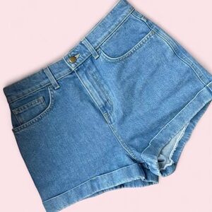 American Apparel Y2K Denim Shorts - Made in USA